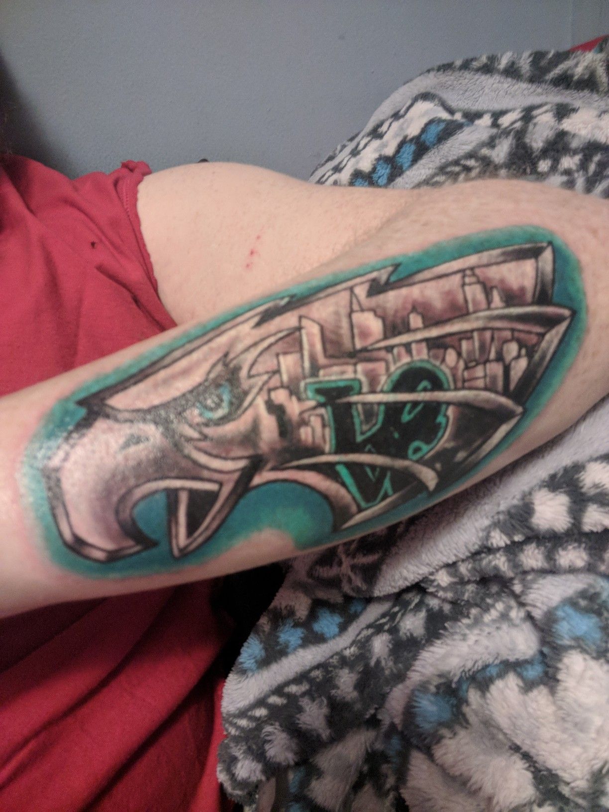 Eagles Fan Tattoo