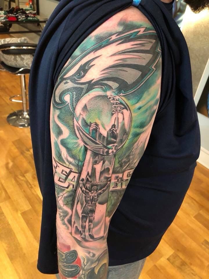 Eagles Fan Tattoo