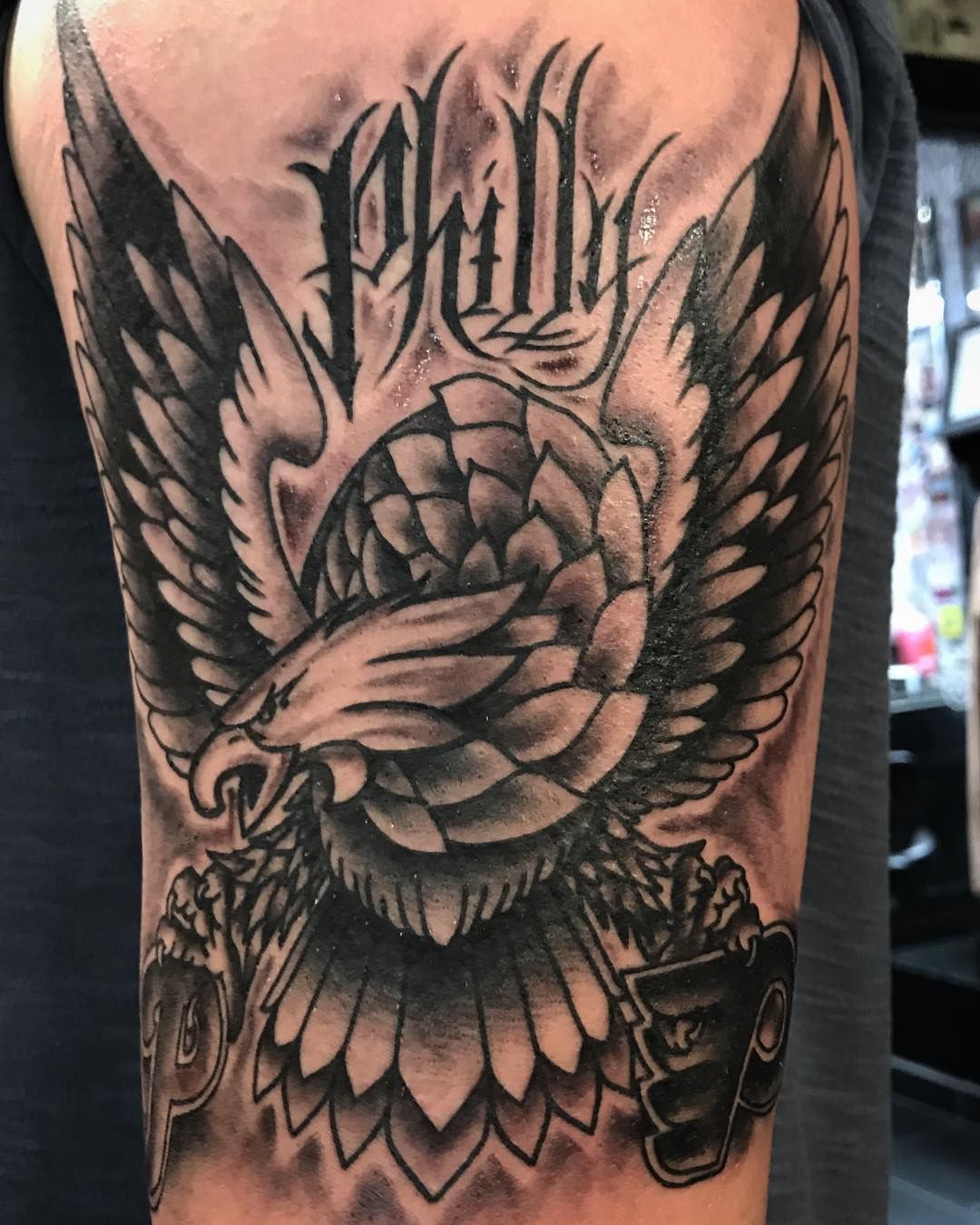 Eagles Fan Tattoo