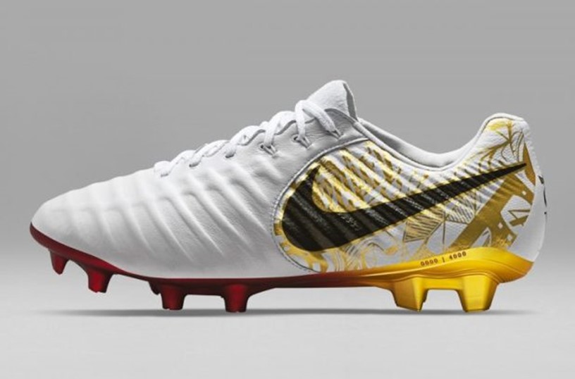 Sergio Ramos Gold Soccer Cleats Photo