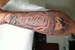 Denver-Broncos-Forearm-Tattoo